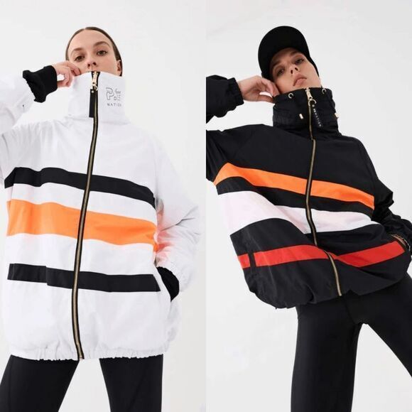 NWT PE Nation Legacy Recycled‎ reversible hooded Jacket size XS - Picture 1 of 13